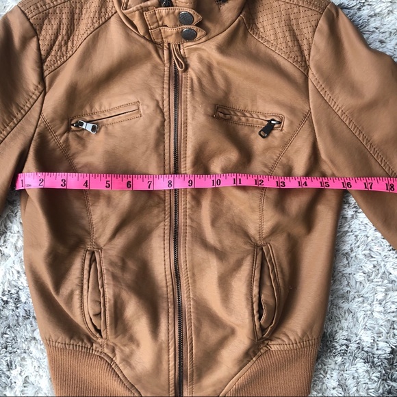 Ci Sono Leather Jacket w. BEAUTIFUL inside! - Picture 11 of 12